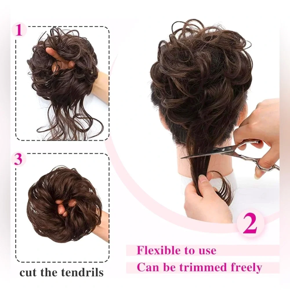 Brown Curly Hairpiece for Women🦋